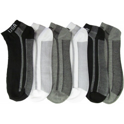 Women-teen Cotton Ankle Socks With Usa Logo - Size 9-11 Case Pack 144