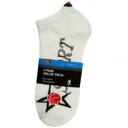 Men's White Ankle Socks - Size 9-11 Case Pack 72