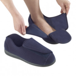 Mens Extra Extra Wide Slippers - Slippers For Swollen Feet -  Diabetic & Edema Deep Slippers